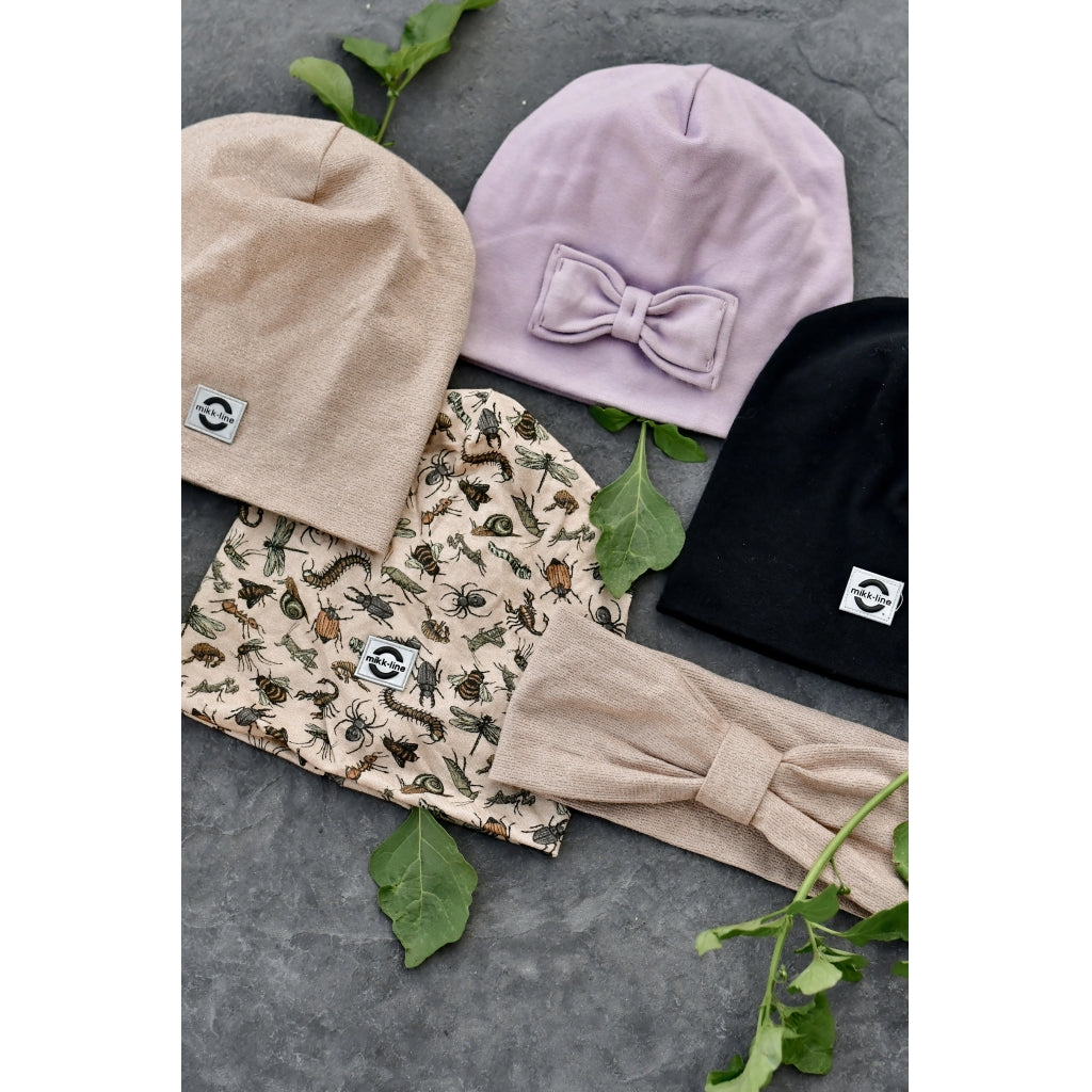Mikk-Line - Viscose Hat (Printed) - Doeskin - Doeskin – mikk