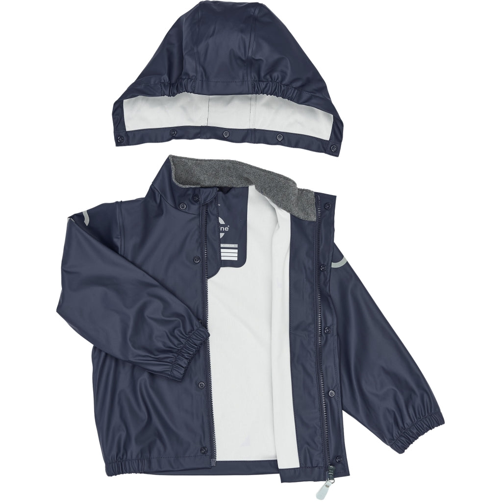 Mikk-Line - PU Rain Jacket (Solid) - Blue Nights - Blue Nights – mikk ...