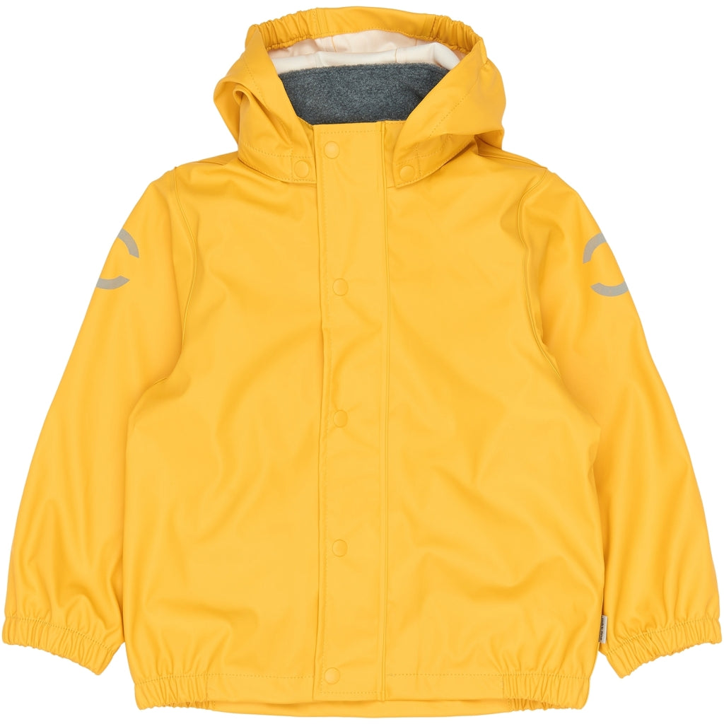Mikk-Line - PU Rain Jacket (Solid) - Sunflower - Sunflower – mikk-line.com