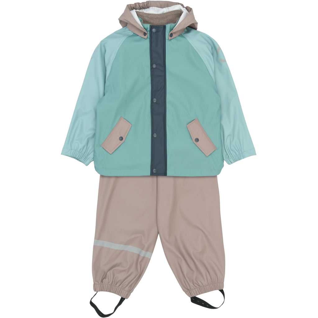 Mikk-Line - PU Rainwear Printed (Overalls 74-104) - Cinder - Cinder ...