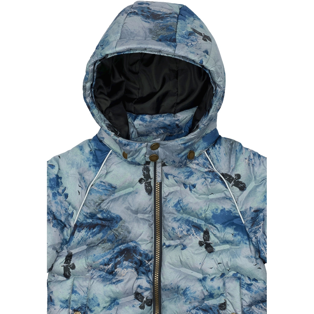 Mikk Line Mikk-Line - Puffer Jacket (Printed) - Blue Nights - Blue Nights – mikk ...